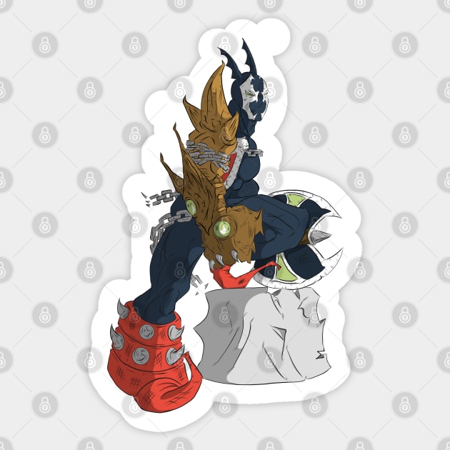 Soul Calibur Spawn Sticker by vampskills2n